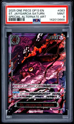 St. Jaygarcia Saturn PSA9 2025 One Piece Op13-Carrying His Special Alt Art #083 - Image 1