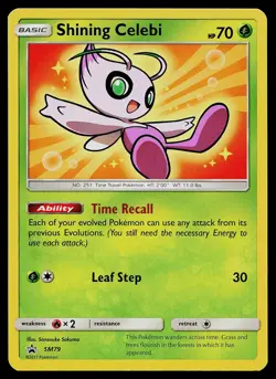 Pokemon Card - Shining Celebi - Sun & Moon Promo SM79 Holo Promo - Image 1