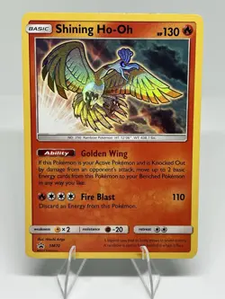 Pokemon Shining Ho-Oh SM70 SM Promo Holo Basic Fire Type HP130 Card - Image 1