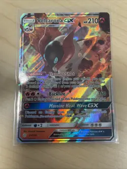 Pokemon Card - Volcarona GX Cosmic Eclipse 35/236 Holo Rare GX 2019 - Image 1