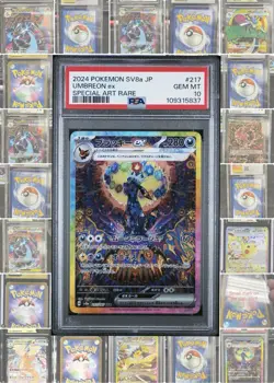 PSA 10 PRISTINE Umbreon EX SAR 217 Terastal Festival sv8a Pokemon Card Japanese - Image 1