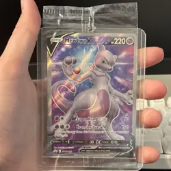 Pokemon Mewtwo V SWSH229 SWSH: Sword & Shield Promo Holo English Card. Sealed - Image 1