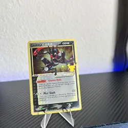 Pokemon TCG Greninja Gold Star SWSH144 Celebrations Black Star Promo Card (NM) - Image 1