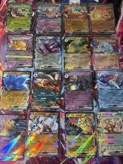Pokemon 16 Card Lot nm V Max Mega Amazing Ex HOLO Rare Hits Only D68 - Image 1