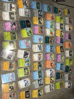 60+ Card Lot Pokemon Black Bolt Base Set Cards - Image 1