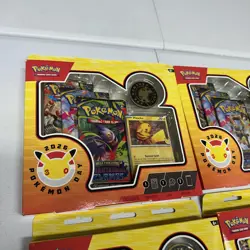 - LOT OF 4 - Pokemon TCG Day 2026 Collection Box Pikachu Promo Card - NEW SEALED - Image 4