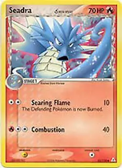 Pokemon EX Holon Phantoms 52/110 Seadra Card - Image 1