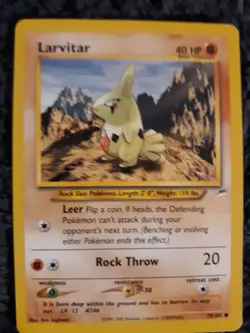 Larvitar Neo Destiny Set 70/105 Pokemon Cards - Image 1
