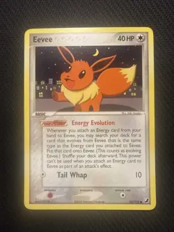 Eevee 55/115 EX Unseen Forces Common Pokemon TCG Card NM - Image 1