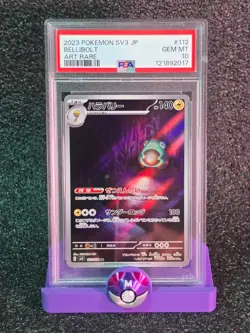 PSA 10 Bellibolt 112/108 AR Art Rare Ruler of the Black Flame sv3 Pokemon Card - Image 1
