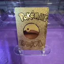 Pokemon Pikachu Gold Foil Card - Image 2