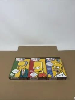 The Simpsons Trading Card Game Set Of 3 - Homer/Bart/Mr Burns NIP -Homer - Image 1