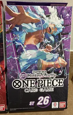One Piece Card Game Starter Decks Shanks, Luffy, And Yamato Brand New Sealed - Image 4