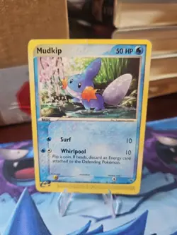 Mudkip 018 Pokemon Card TCG Nintendo Black Star Promo Non Holo Damaged - Image 1