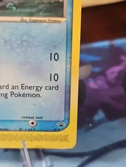 Mudkip 018 Pokemon Card TCG Nintendo Black Star Promo Non Holo Damaged - Image 3