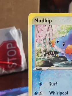 Mudkip 018 Pokemon Card TCG Nintendo Black Star Promo Non Holo Damaged - Image 5
