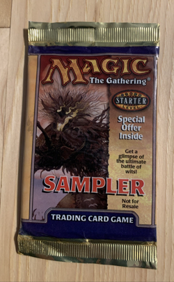 Magic: The Gathering Starter Sampler Pack 10 Cards English 2001 Vintage Wizards - Image 1