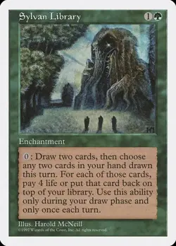 Sylvan Library 5th Edition LP MTG - Image 1