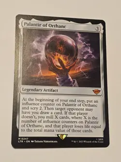 Palantir of Orthanc Lord of the Rings Middle-Earth MTG Magic The Gathering NM - Image 1