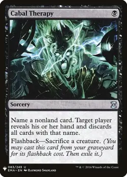 Magic The Gathering MTG CABAL THERAPY Mystery Booster NM Near Mint - Image 1
