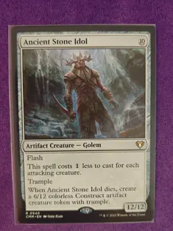 Ancient Stone Idol Commander Masters Regular NM MTG - Image 1