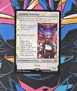 Summon Bahamut NM Regular MTG Final Fantasy FIN Unplayed Magic The Gathering - Image 1