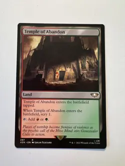 Temple of Abandon - MTG 40k Universes Beyond: Warhammer 40,000 - NM - Image 1