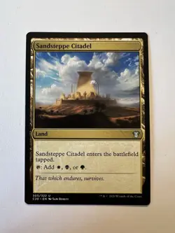 Sandsteppe Citadel - MTG Commander 2020 - NM - Image 1