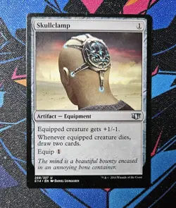 Skullclamp NM Regular MTG Commander 2014 C14 Magic The Gathering - Image 1