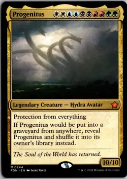 Progenitus 244 Mythic Foundations Magic: The Gathering Near Mint - Image 1