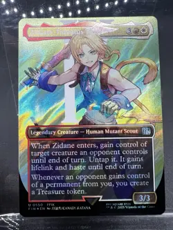 Zidane, Tantalus Thief (Borderless) (Surge Foil) Final Fantasy Foil - Image 1