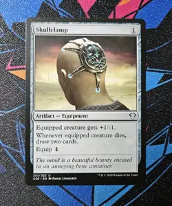 Skullclamp NM Regular MTG Commander 2020 C20 Magic The Gathering - Image 1