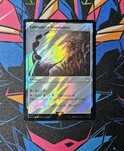 Talisman of Dominance NM Surge Foil MTG Universes Beyond: Doctor Who Unplayed - Image 1