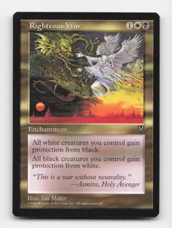 Righteous War Visions # Magic the Gathering Rare - Image 1