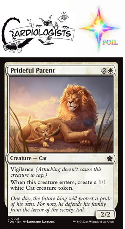 Prideful Parent FOIL | Magic the Gathering MTG | Foundations | NM - Image 1