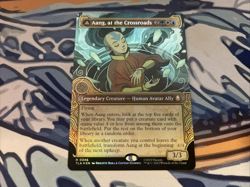 MTG Avatar The Last Airbender Aang, at the Crossroads Showcase Foil 0346 - Image 1