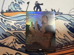 MTG Avatar The Last Airbender Searing Blood Borderless (Foil) 0035 - Image 1