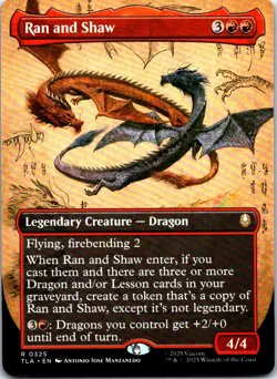 Ran and Shaw (Borderless) R Avatar: The Last Airbender 325 LP - Image 1