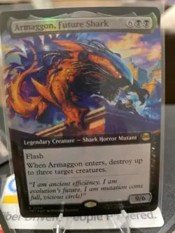Magic The Gathering TMNT Armageddon, Future Shark 264 Foil - Image 1