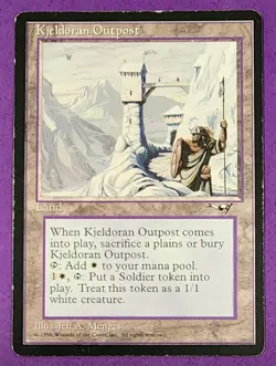 MTG Magic The Gathering - Kjeldoran Outpost - Alliances MP (Moderately Played) - Image 1