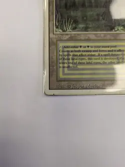 MTG Bayou Revised Edition Regular Rare HP/DMG - Image 5