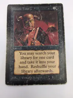 Demonic Tutor Limited Edition - Beta Edition Regular Dmg - Image 1