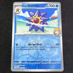 Misty's Starmie 047/182 Uncommon Reverse Holo Destined Rivals Pokemon Near Mint - Image 1