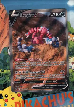 Pokemon TCG Drapion V GG49/GG70 Crown Zenith: Galarian Gallery Holo NM/M - Image 1