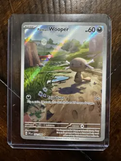 Pokemon Paldean Wooper Me02: Phantasmal Flames 102/094 Illustration Rare Holo - Image 1