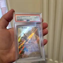 PSA 10 Mimikyu Paldean Fates Pokemon Center Stamp Exclusive ETB SVP 075 GEM MINT - Image 4