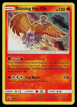 Pokemon Card - Shining Ho-Oh - Sun & Moon Promo SM70 Holo Promo - Image 1
