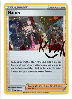 Marnie Holo SWSH120 Promo Pokemon Card - Image 1