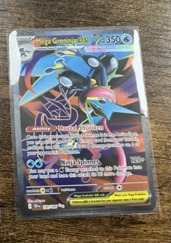 Mega Greninja Ex Full Art 100/086 English Pokemon TCG Chaos Rising *IN HAND* - Image 1