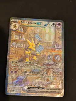 Alakazam ex 201/165 NM Pokemon Scarlet & Violet 151 Special Illustration Rare - Image 1